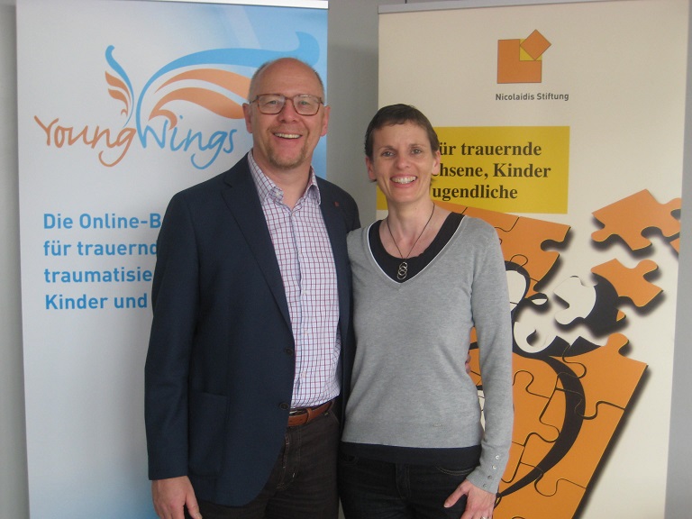 Spende Nicoalidis Stiftung und YoungWings Klaus Häußermann