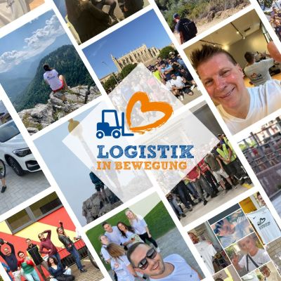 Collage von Fotos der Aktion Logistik in Bewegung 2022